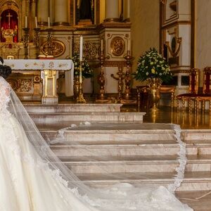 Custom-Made Royal Cathedral Veil – 20 Feet Long